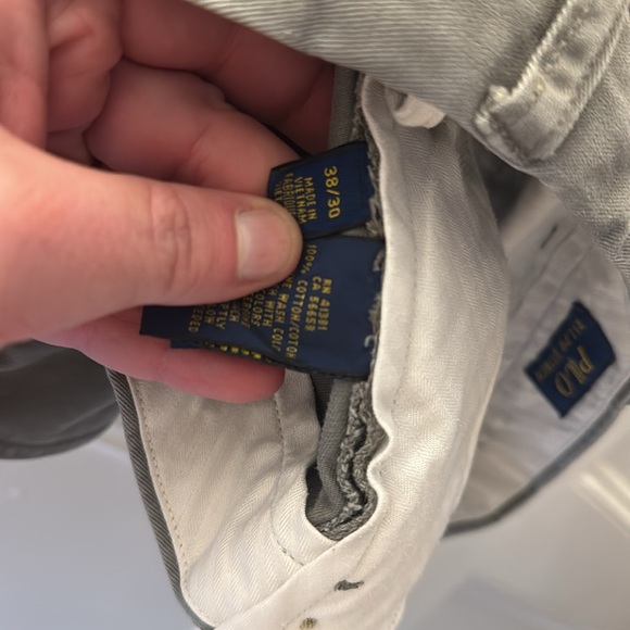 Men’s gray Ralph Lauren Chino’s size 38/30 - Picture 4 of 4